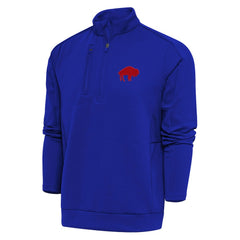 Buffalo Bills Adult Throwback Logo Generation Quarter-Zip Pullover Top - Royal sale