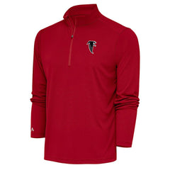 Atlanta Falcons Adult Throwback Logo Tribute Quarter-Zip Pullover - Red for sale
