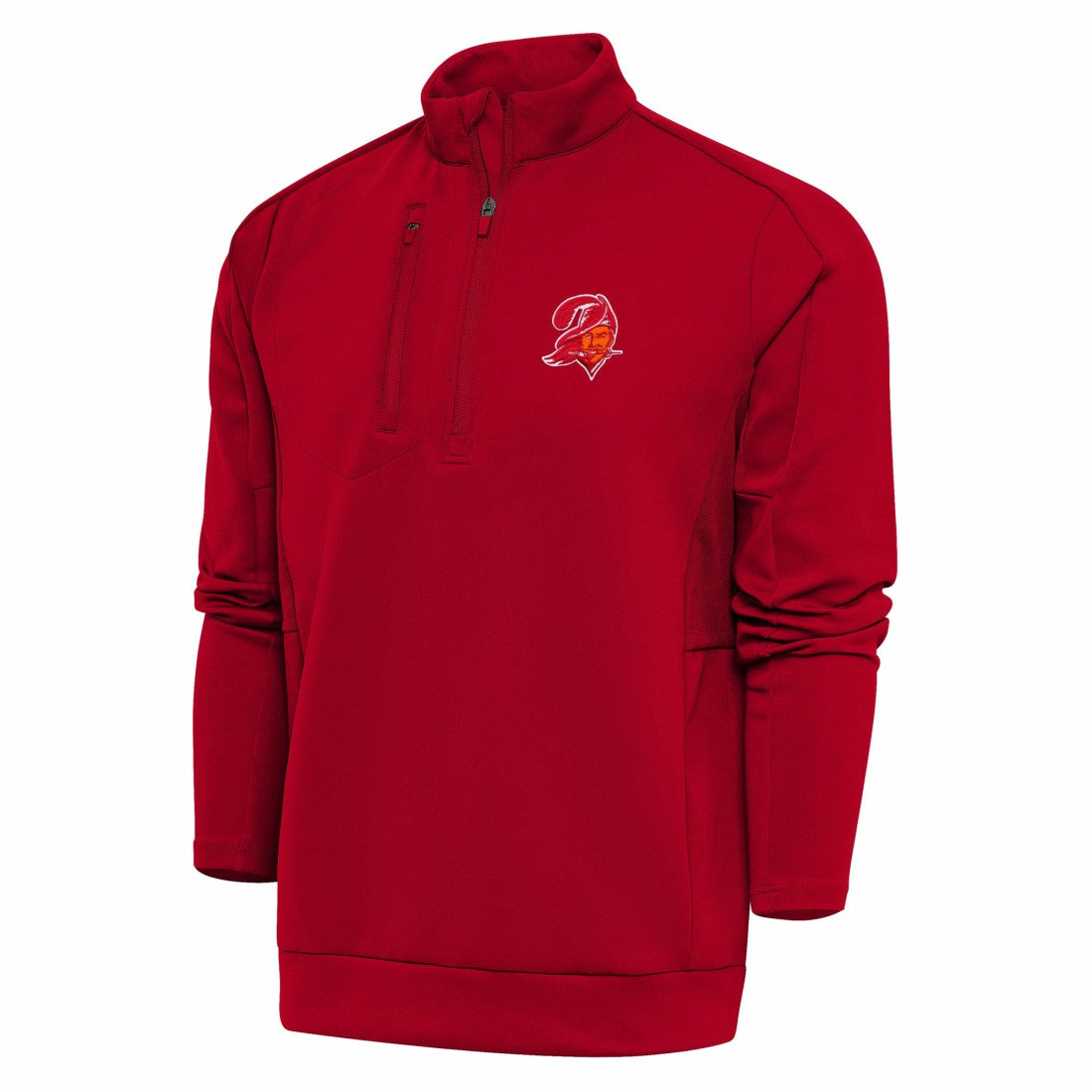 Tampa Bay Buccaneers Adult Throwback Logo Generation Quarter-Zip Pullover Top - Red outlet
