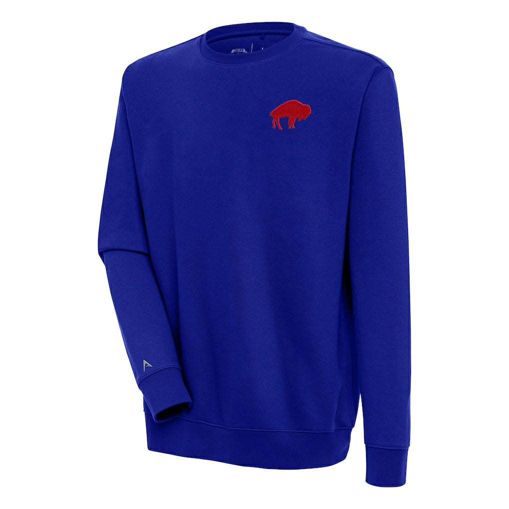 Buffalo Bills Adult Throwback Logo Victory Pullover Sweatshirt - Royal outlet