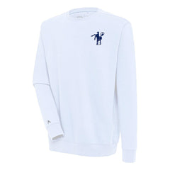 Indianapolis Colts Adult Throwback Logo Victory Pullover Sweatshirt - White discount