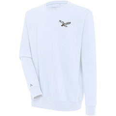 Philadelphia Eagles Adult Throwback Logo Victory Pullover Sweatshirt - White outlet