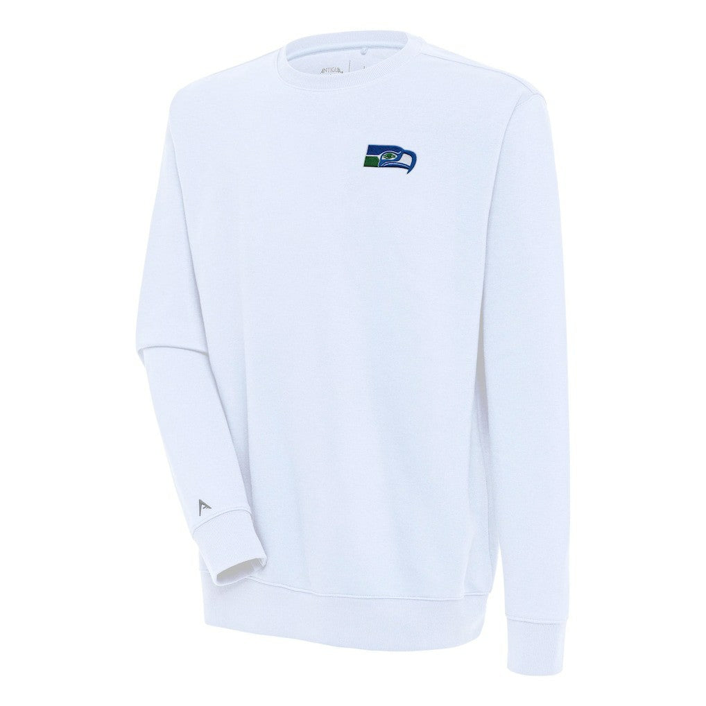 Seattle Seahawks Adult Throwback Logo Victory Pullover Sweatshirt - White online
