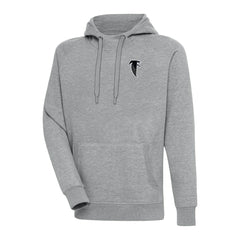 Atlanta Falcons Adult Throwback Logo Victory Pullover Hoodie - Heather Gray on sale