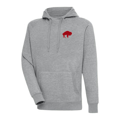 Buffalo Bills Adult Throwback Logo Victory Pullover Hoodie - Heather Gray cheap