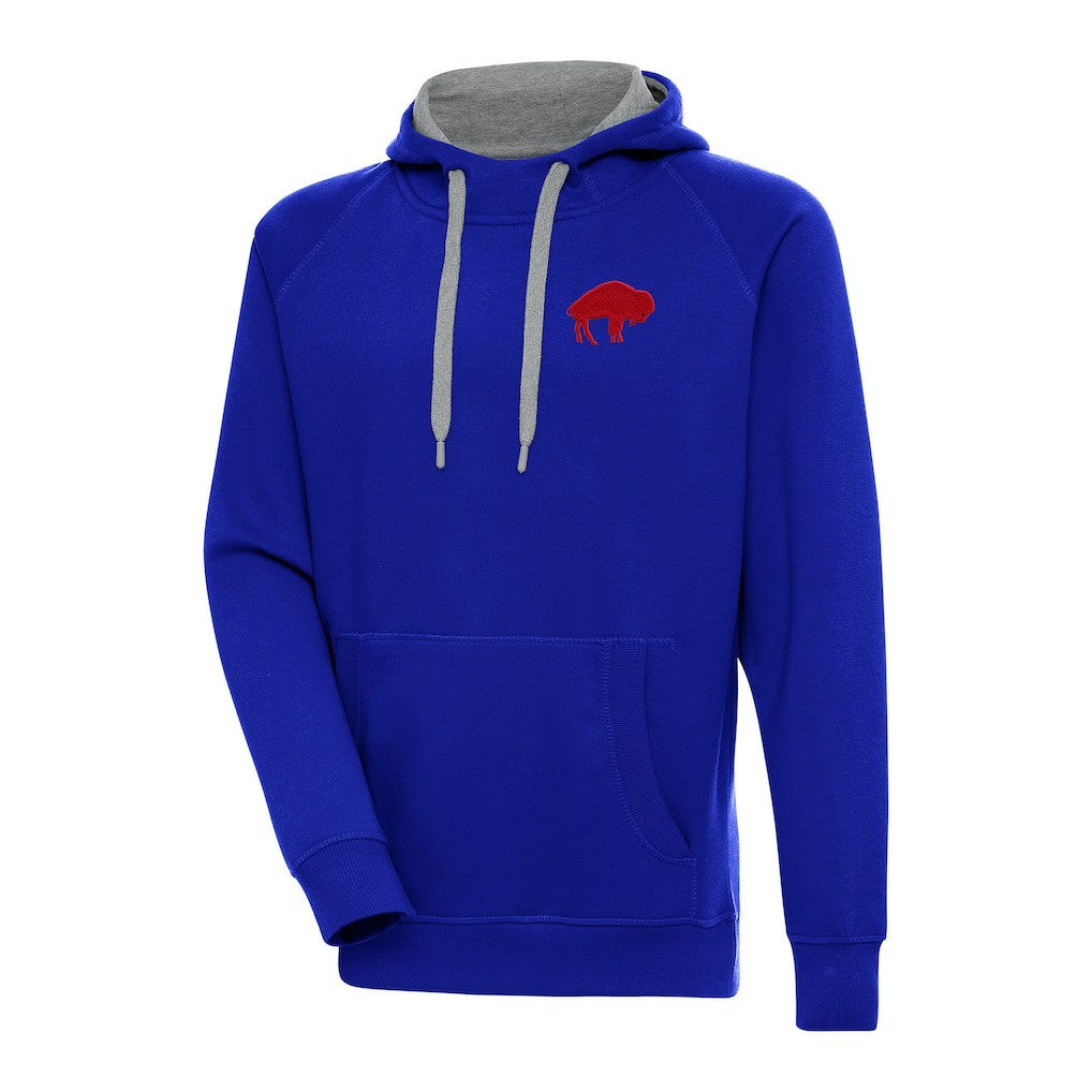 Buffalo Bills Adult Throwback Logo Victory Pullover Hoodie - Royal for sale