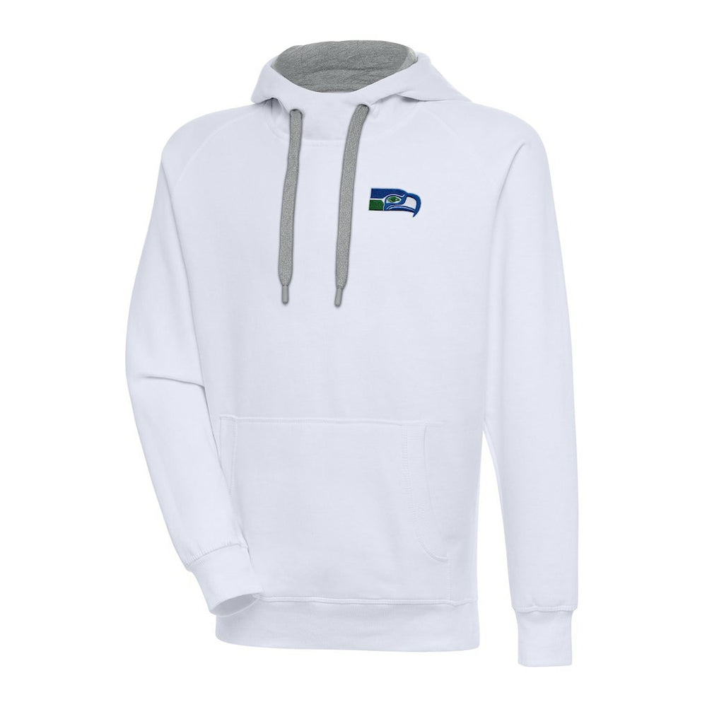 Seattle Seahawks Adult Throwback Logo Victory Pullover Hoodie - White for sale