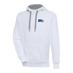 Seattle Seahawks Adult Throwback Logo Victory Pullover Hoodie - White for sale