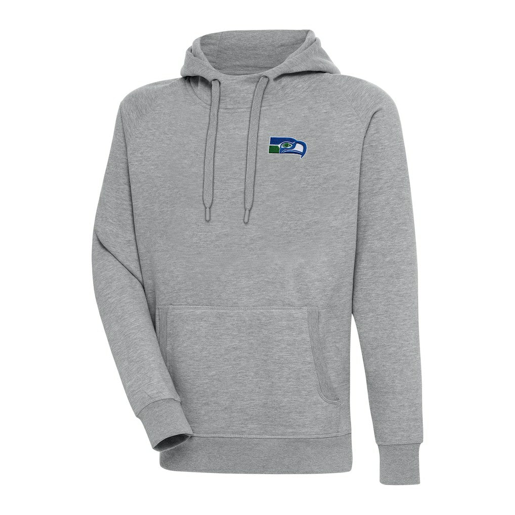 Seattle Seahawks Adult Throwback Logo Victory Pullover Hoodie - Heather Gray cheap