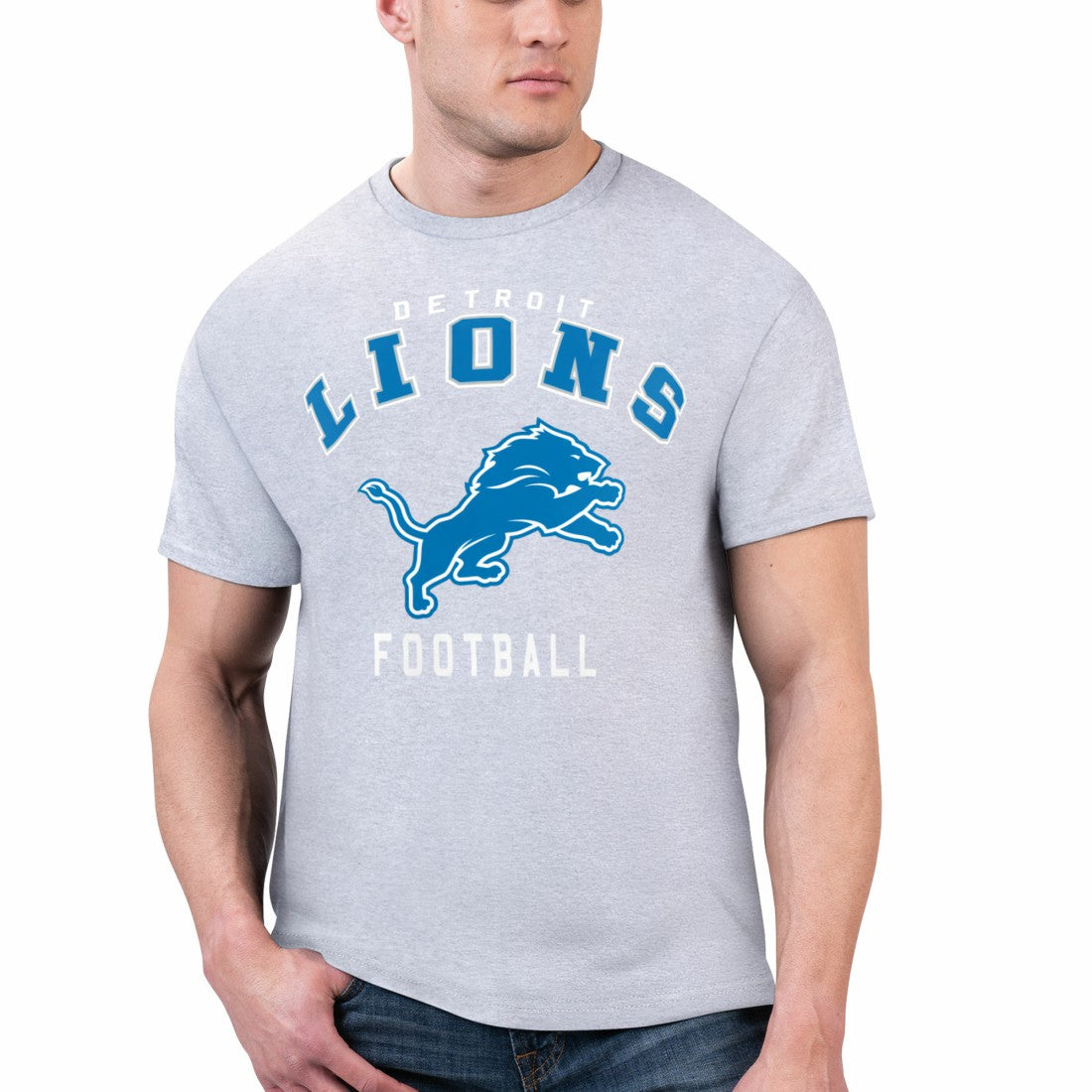 Detroit Lions Starter Logo Graphic T-Shirt - Gray online