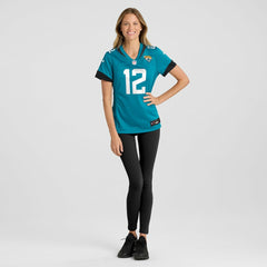 Nathan Rourke Jacksonville Jaguars Women's Team Game Jersey - Teal for sale