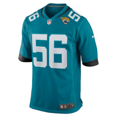 Yasir Abdullah Jacksonville Jaguars Team Game Jersey - Teal outlet