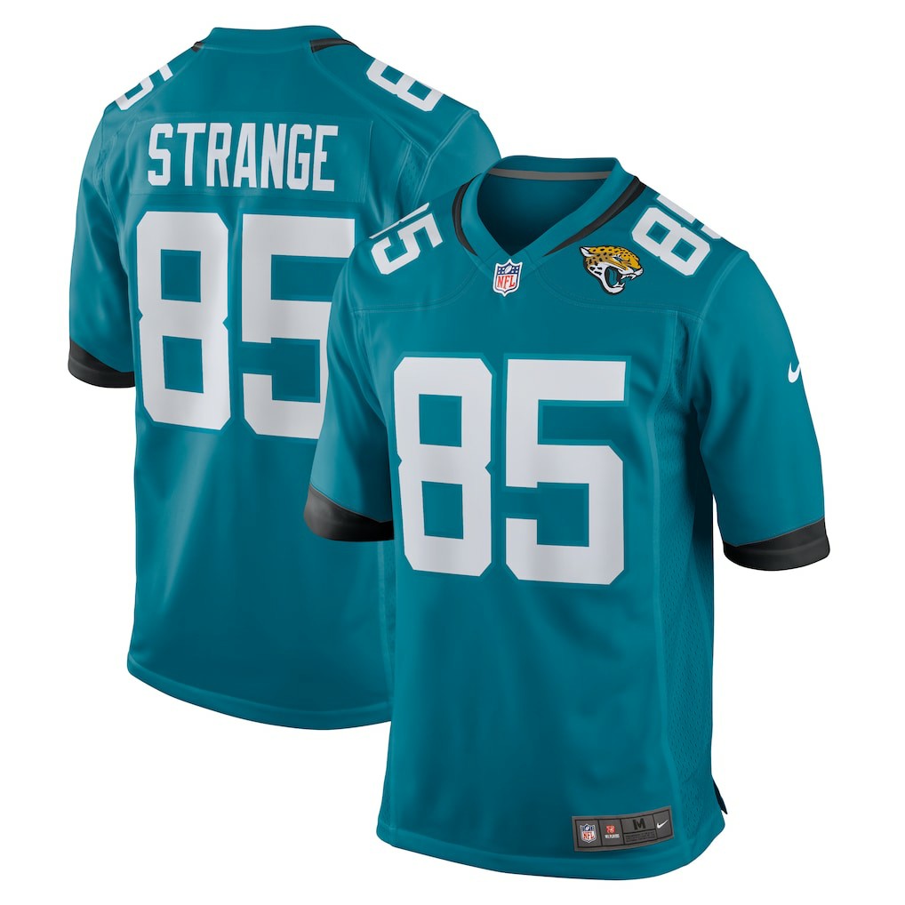 Brenton Strange Jacksonville Jaguars Team Game Jersey - Teal sale