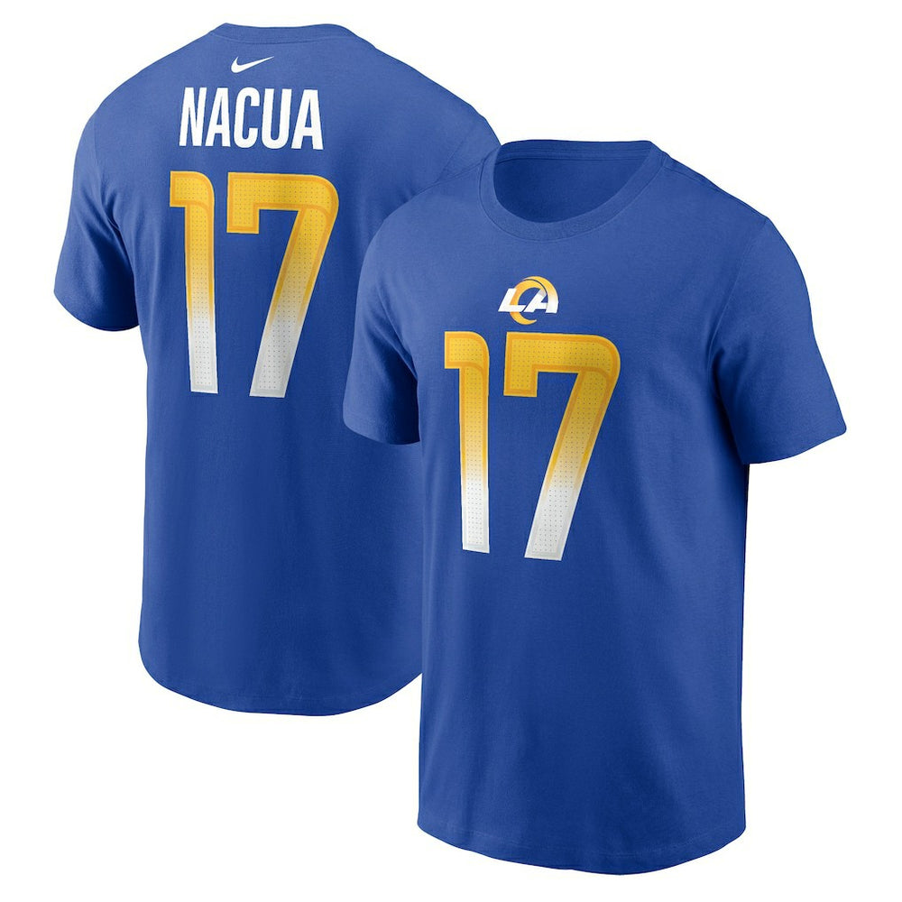 Puka Nacua Los Angeles Rams Player Name & Number T-Shirt - Royal cheap
