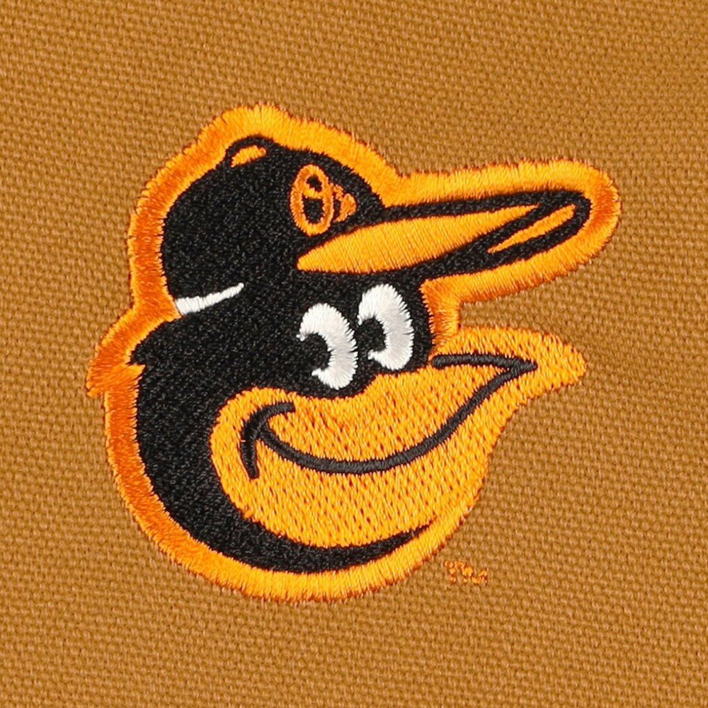 Baltimore Orioles Dunbrooke Dakota Work Full-Zip Hoodie Jacket Brown