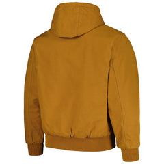 Minnesota Twins Dunbrooke Dakota Work Full-Zip Hoodie Jacket Brown
