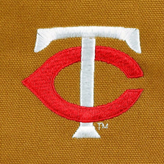 Minnesota Twins Dunbrooke Dakota Work Full-Zip Hoodie Jacket Brown