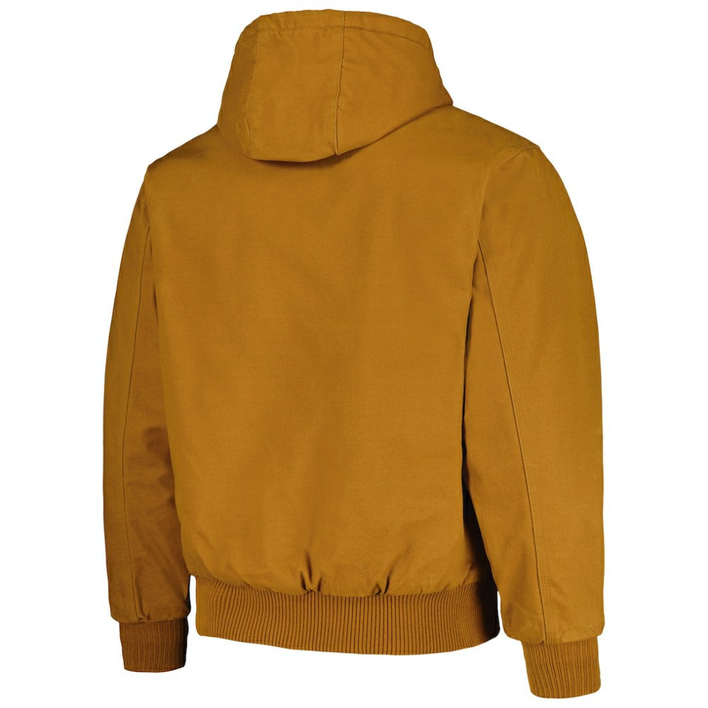 New York Yankees Dunbrooke Dakota Work Full-Zip Hoodie Jacket Brown