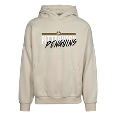 Pittsburgh Penguins Levelwear Contact Pullover Hoodie - Cream Hoodies