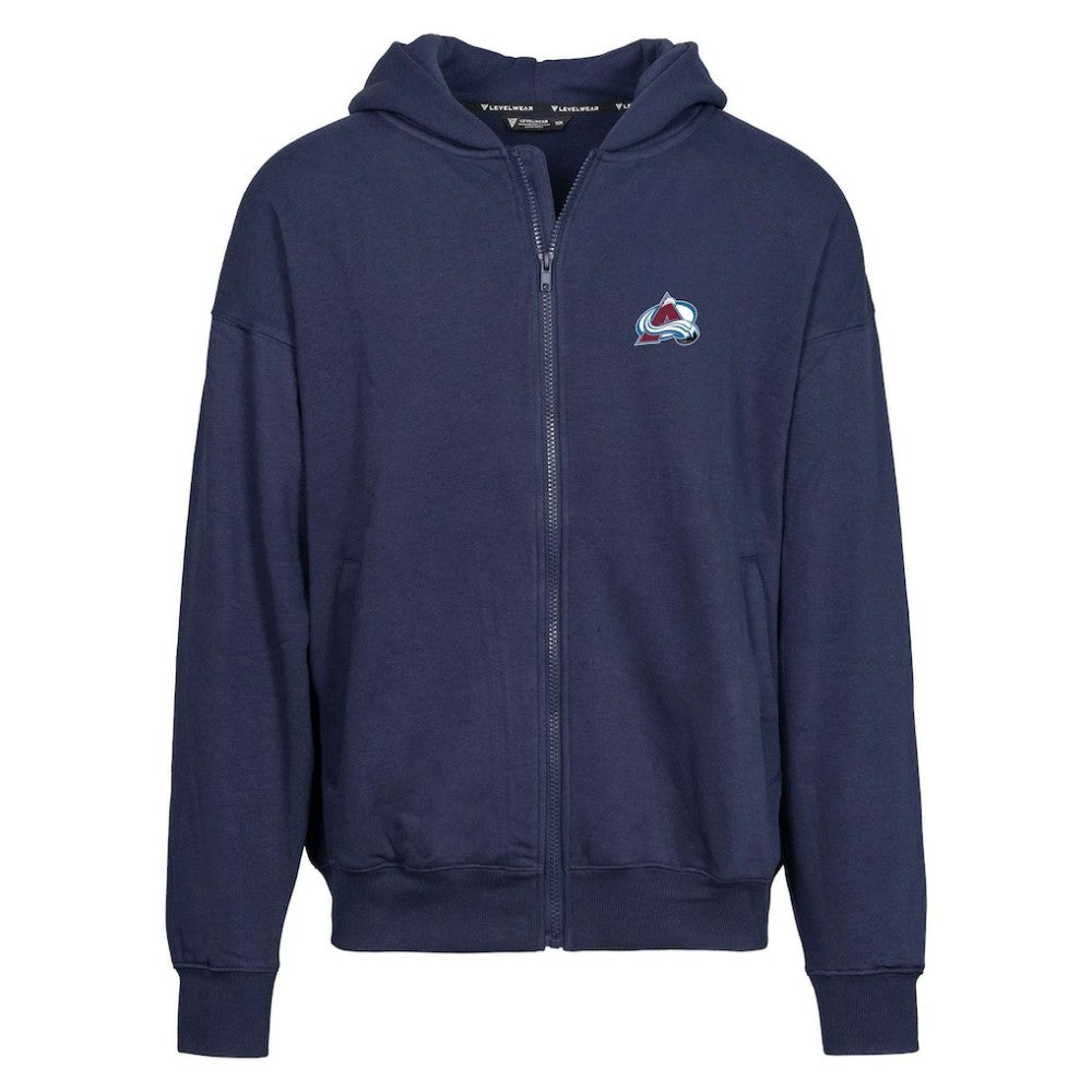 Colorado Avalanche Levelwear Uphill Insignia Full-Zip Hoodie - Navy Hoodies