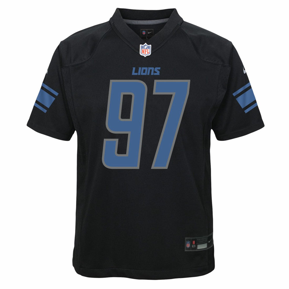 Aidan Hutchinson Detroit Lions Youth Game Jersey - Black discount