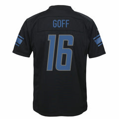 Jared Goff Detroit Lions Youth Game Jersey - Black on sale
