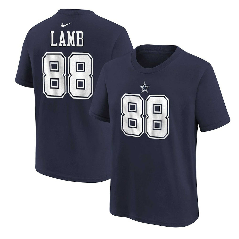 CeeDee Lamb Dallas Cowboys Preschool Player Name & Number T-Shirt - Navy for sale