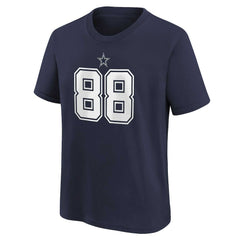 CeeDee Lamb Dallas Cowboys Preschool Player Name & Number T-Shirt - Navy for sale