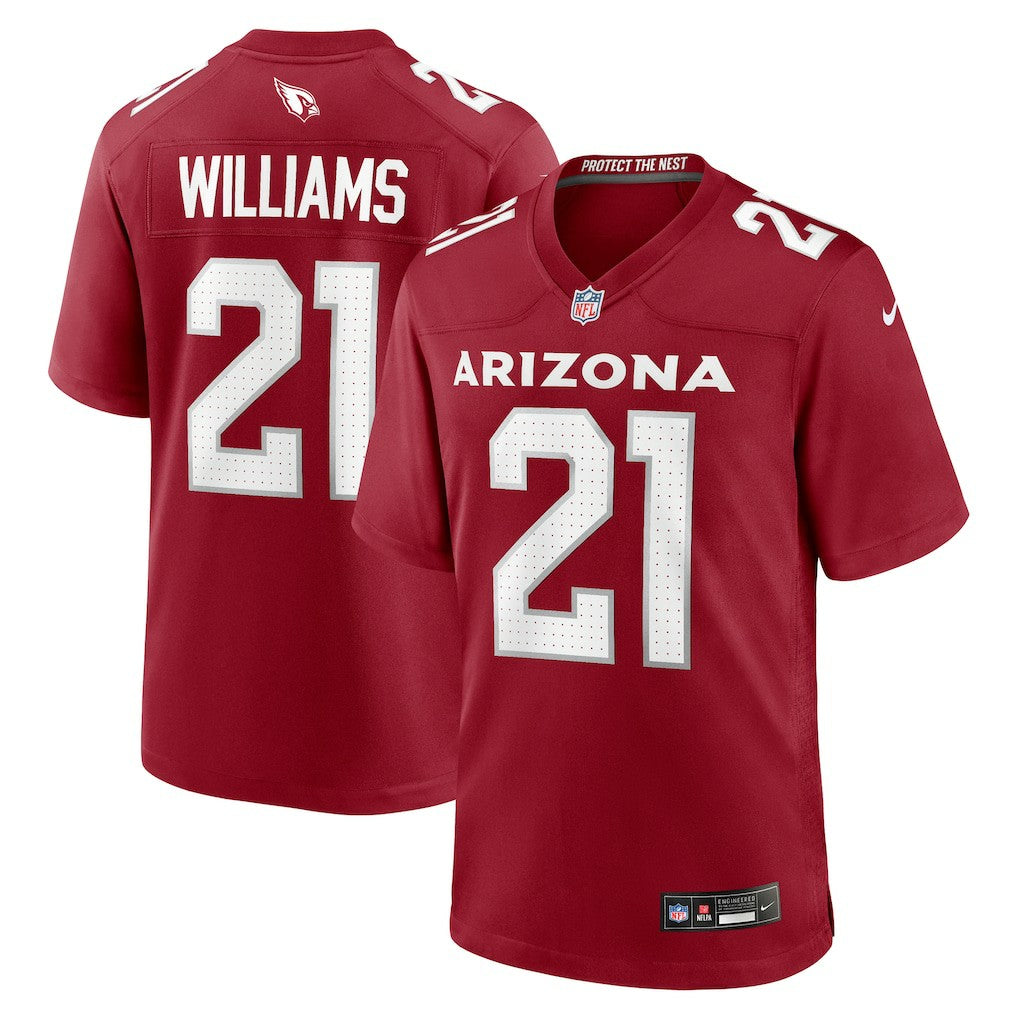 Garrett Williams Arizona Cardinals Game Jersey - Cardinal online