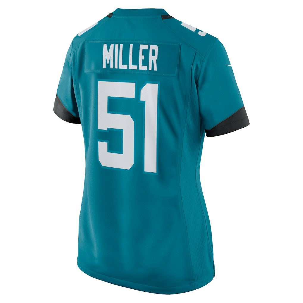 Ventrell Miller Jacksonville Jaguars Women's Game Jersey - Teal discount