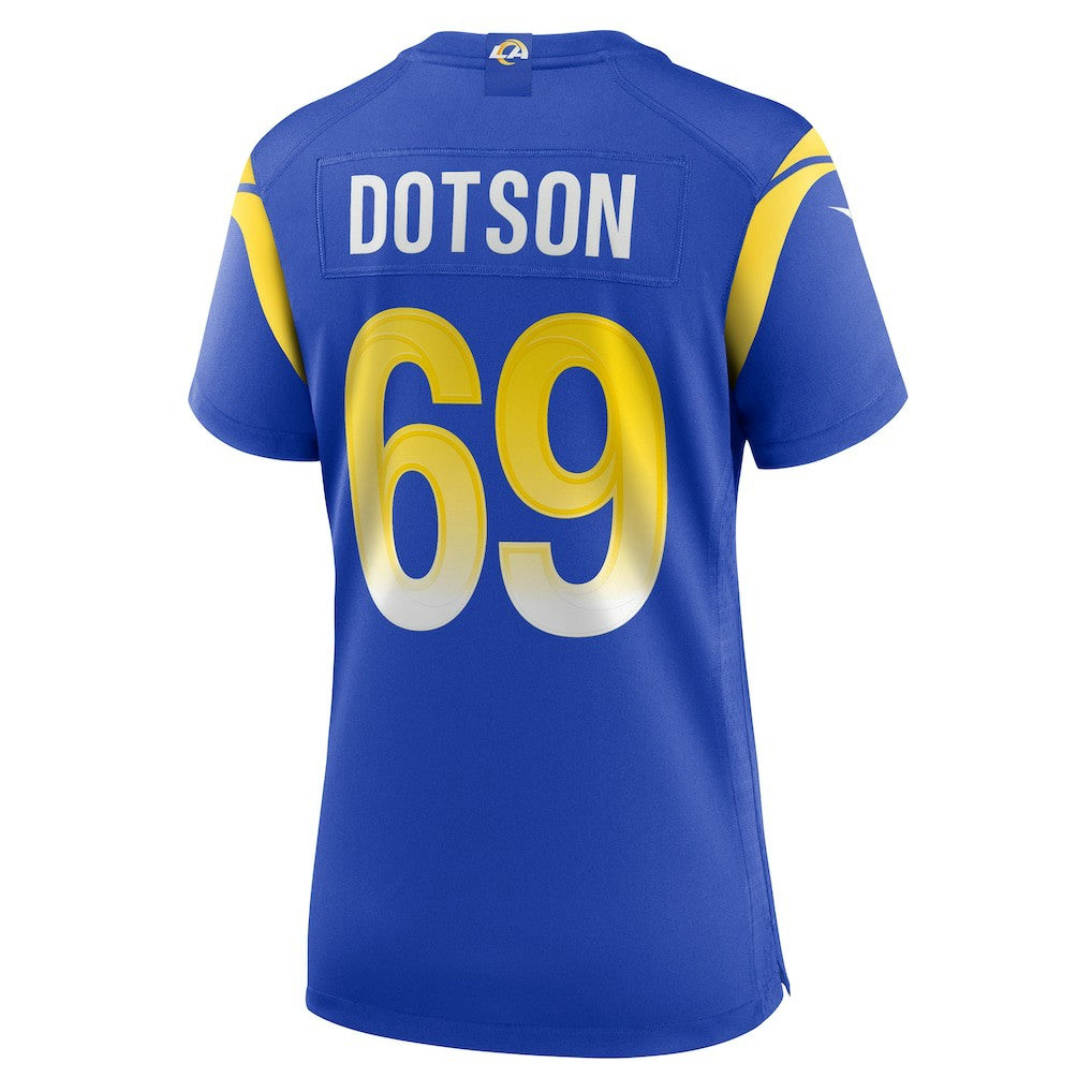 Kevin Dotson Los Angeles Rams Women's Game Jersey - Royal outlet