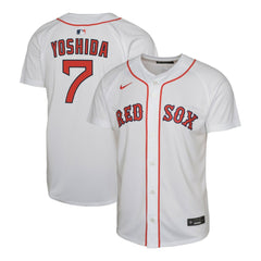 Masataka Yoshida Boston Red Sox Youth Home Replica Player Jersey White