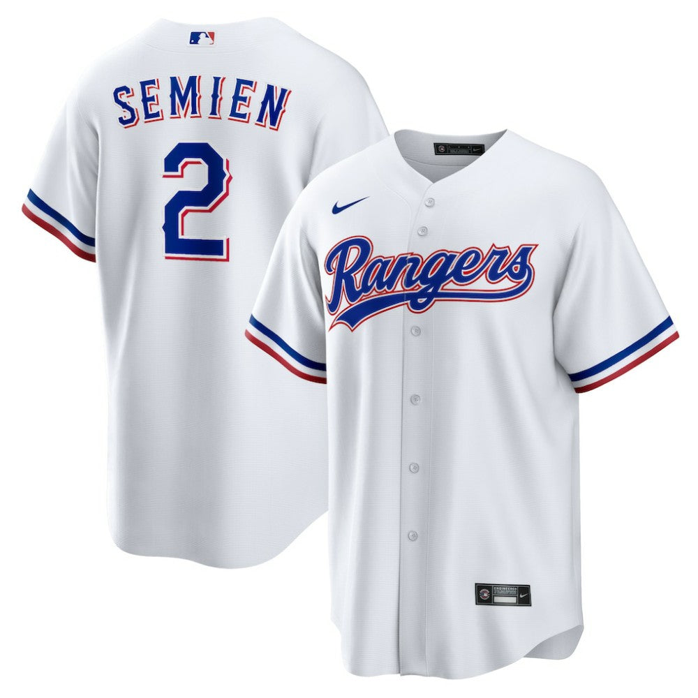 Marcus Semien Texas Rangers Youth Home Replica Player Jersey White