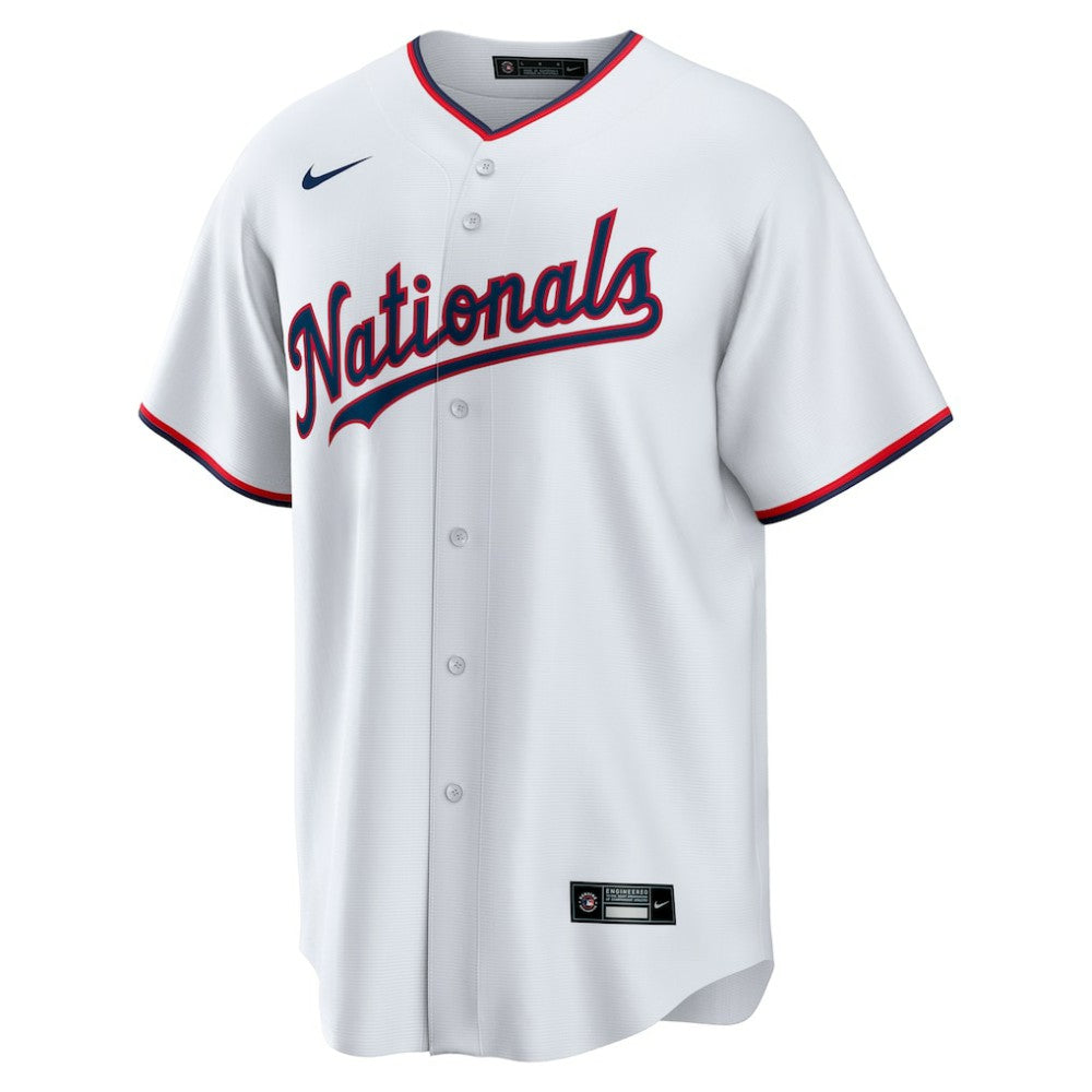 CJ Abrams Washington Nationals Youth Home Replica Player Jersey White