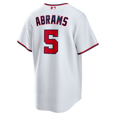 CJ Abrams Washington Nationals Youth Home Replica Player Jersey White