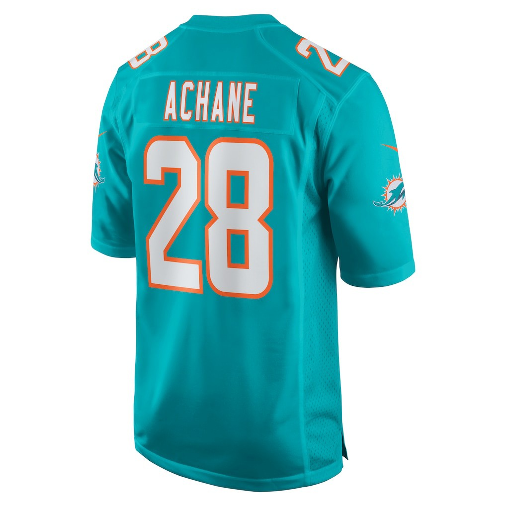 Devon Achane Miami Dolphins Player Game Jersey - Aqua online