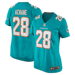 Devon Achane Miami Dolphins Women's Player Game Jersey - Aqua online