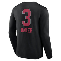 Budda Baker Arizona Cardinals Team Wordmark Player Name & Number Long Sleeve T-Shirt - Black online