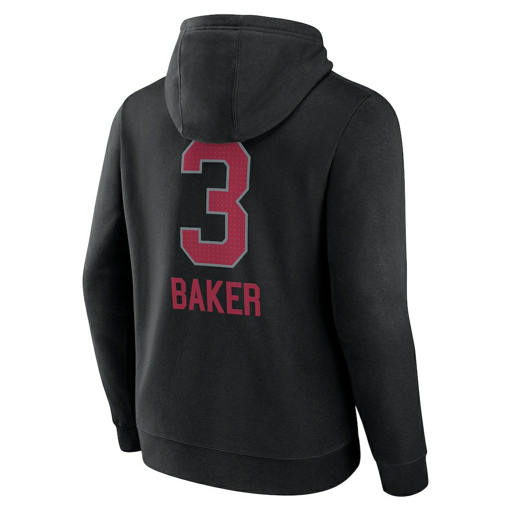 Budda Baker Arizona Cardinals Team Wordmark Player Name & Number Pullover Hoodie - Black discount