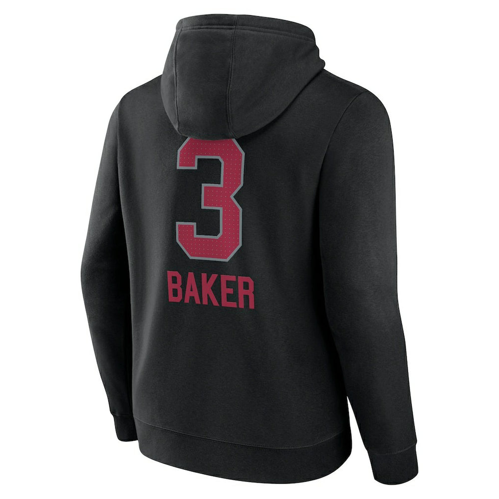 Budda Baker Arizona Cardinals Team Wordmark Player Name & Number Pullover Hoodie - Black discount