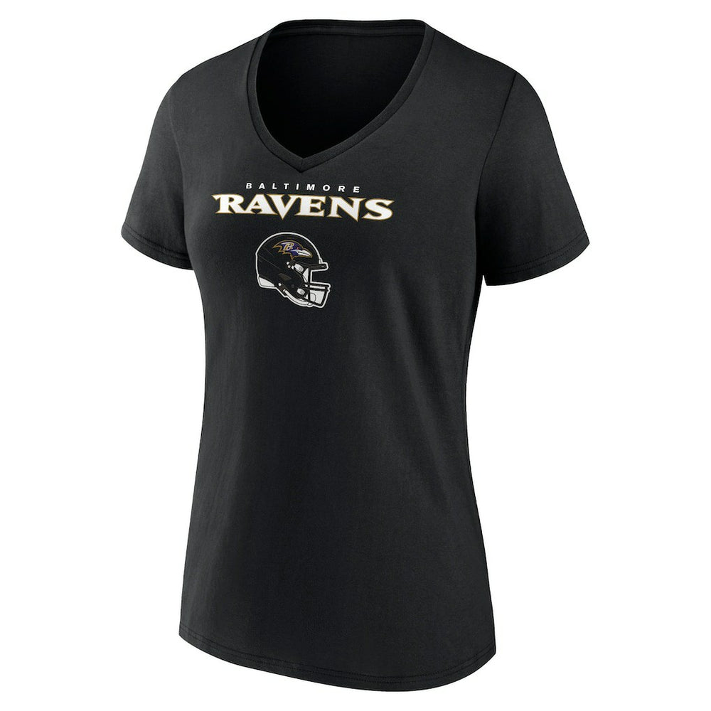 Zay Flowers Baltimore Ravens Women's Team Wordmark Player Name & Number V-Neck T-Shirt - Black outlet