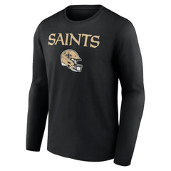 Chris Olave New Orleans Saints Team Wordmark Player Name & Number Long Sleeve T-Shirt - Black on sale