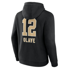Chris Olave New Orleans Saints Team Wordmark Player Name & Number Pullover Hoodie - Black online