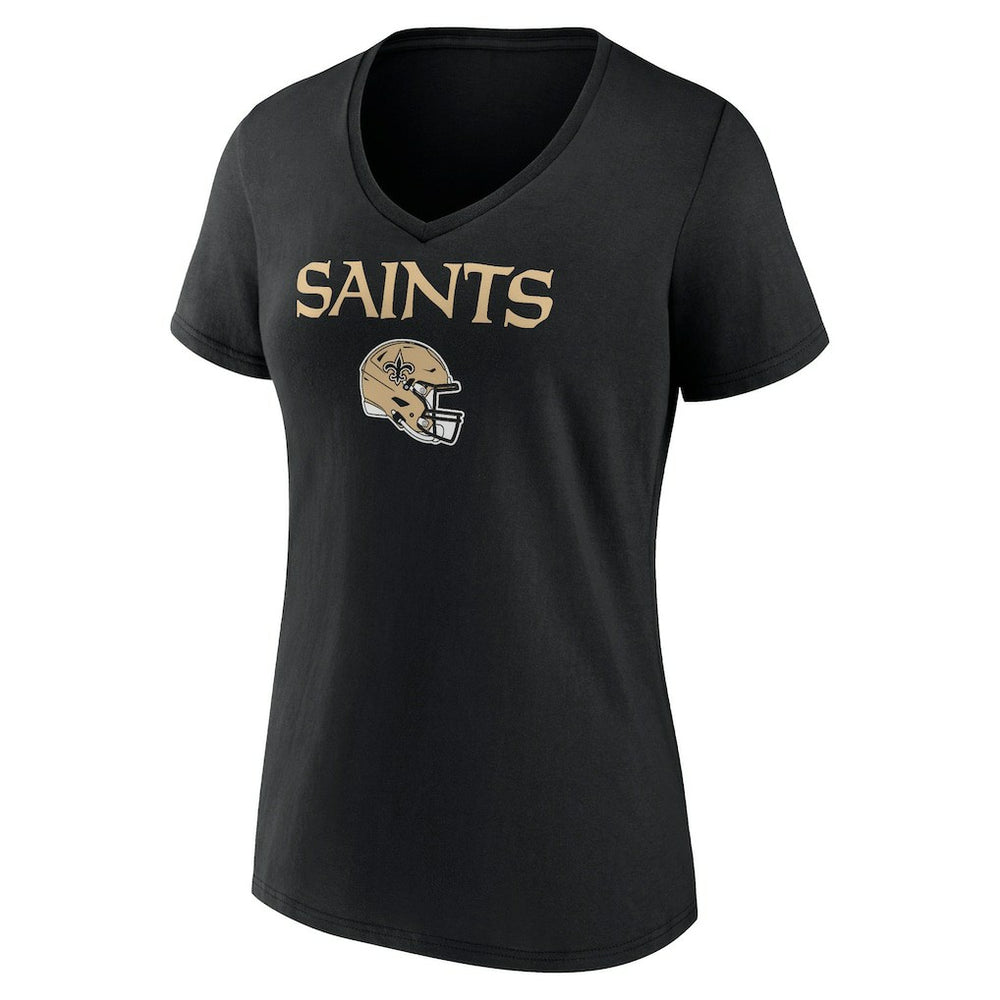 Chris Olave New Orleans Saints Women's Team Wordmark Player Name & Number V-Neck T-Shirt - Black discount