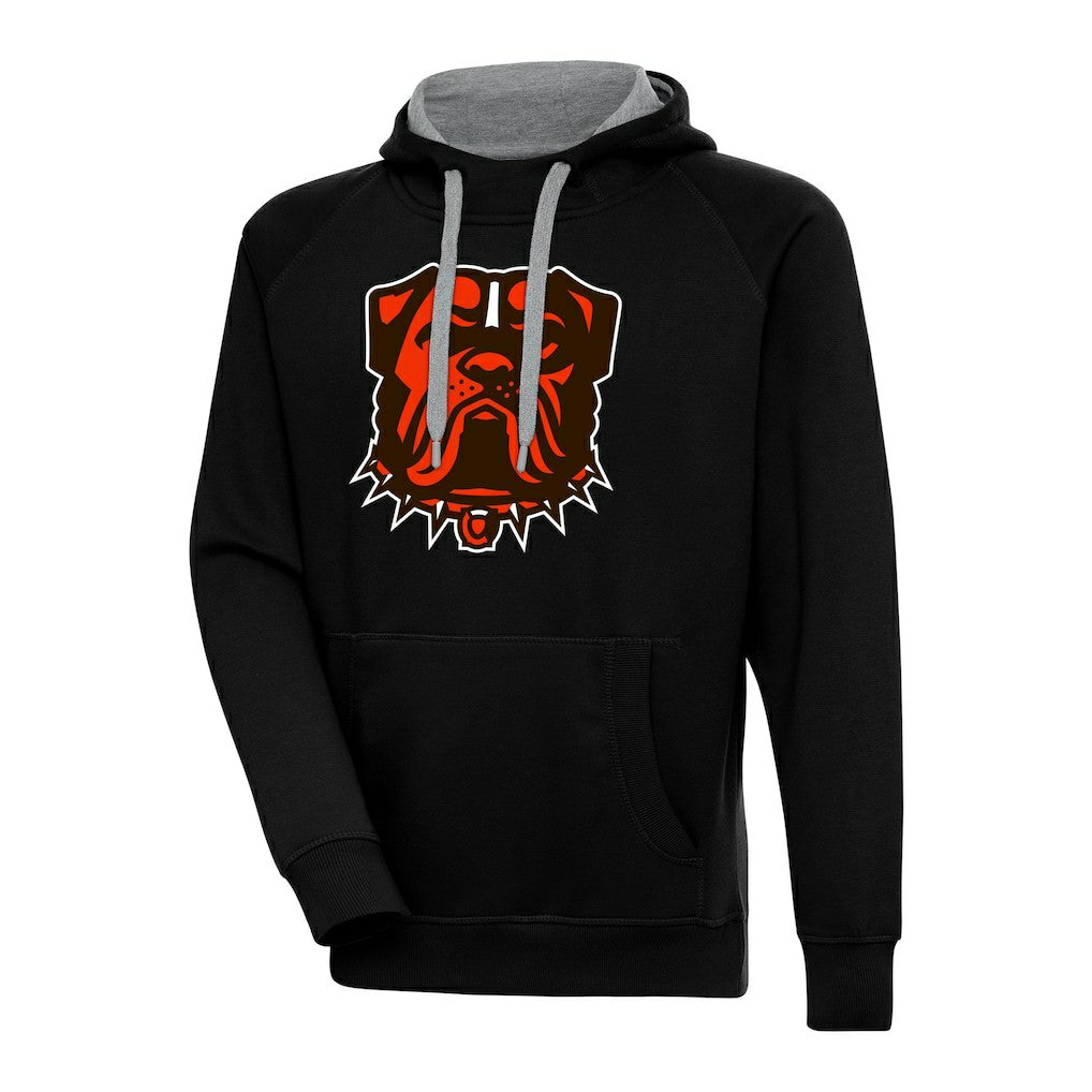 Cleveland Browns Antigua Victory Pullover Hoodie - Black outlet