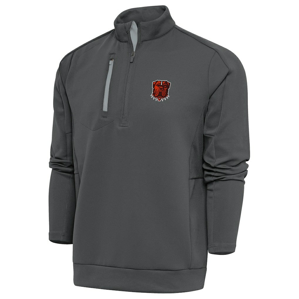 Cleveland Browns Antigua Generation Quarter-Zip Pullover Top - Pewter online