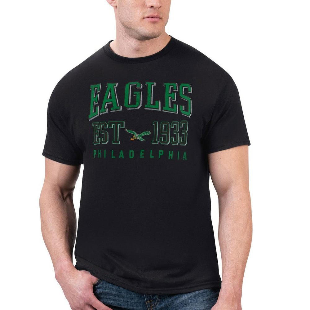Philadelphia Eagles Starter Retro Team Graphic T-Shirt - Black online