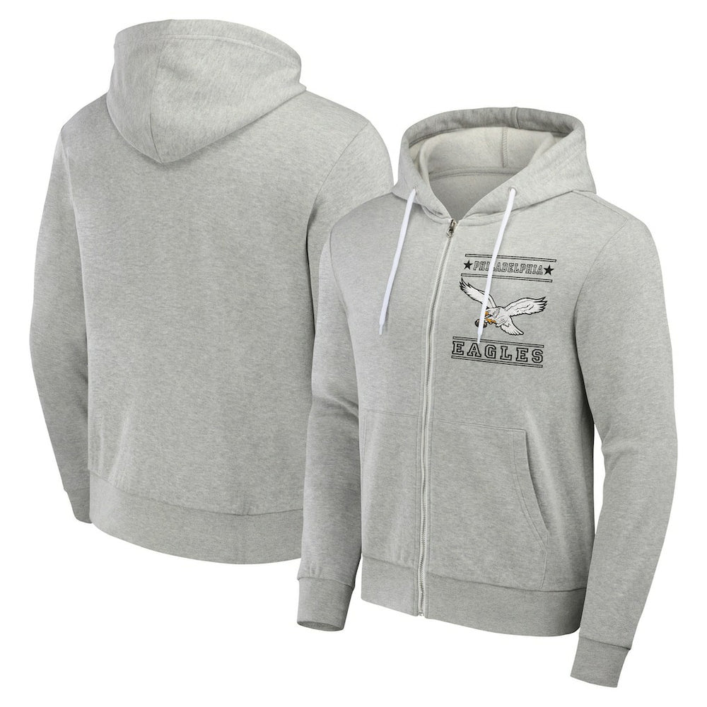 Philadelphia Eagles NFL x Darius Rucker Collection Full-Zip Hoodie - Gray cheap
