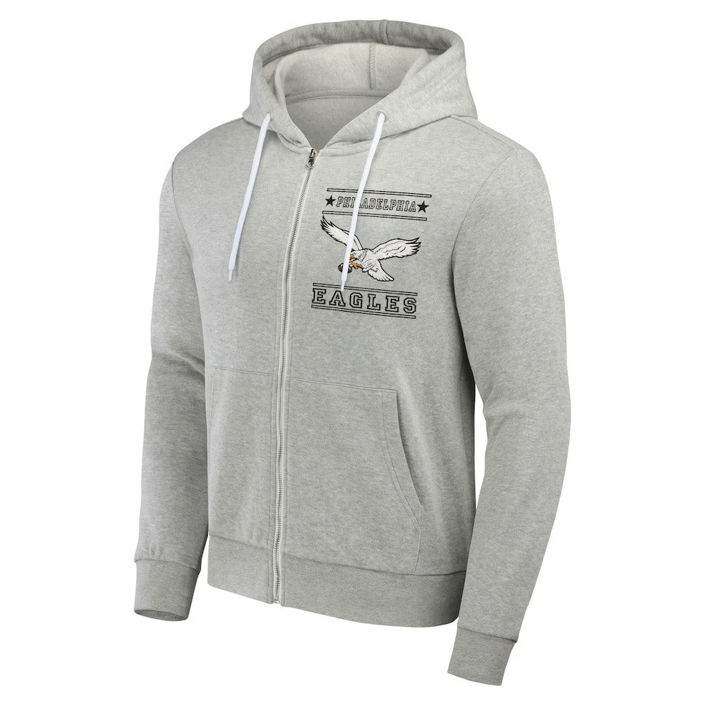 Philadelphia Eagles NFL x Darius Rucker Collection Full-Zip Hoodie - Gray cheap