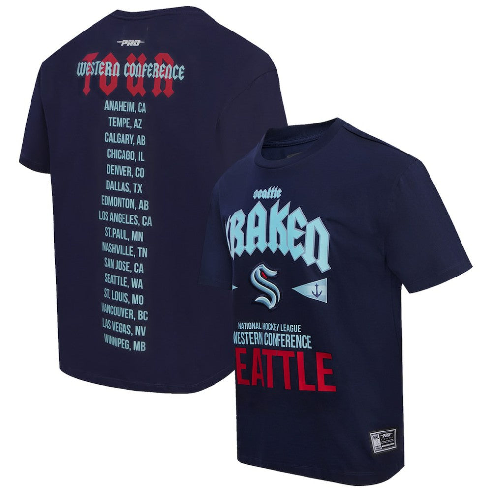 Seattle Kraken Pro Standard City Tour T-Shirt - Deep Sea Blue T-shirts